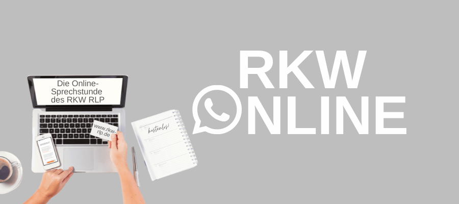 Header RKW RLP Online-Sprechstunde grau